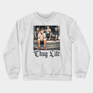 GOLDEN THUG LIFE BLAK Crewneck Sweatshirt